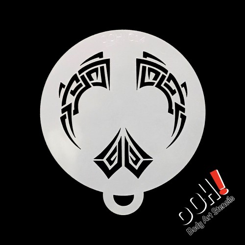 Ooh Body Art Stencil Flip Tribal (TRIBAL FLIP C14)